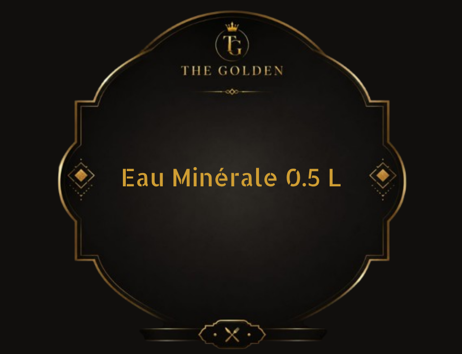 Eau minérale 0.5L