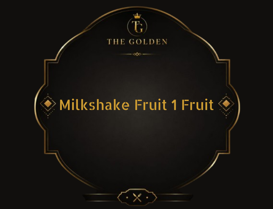 Milkshake Fruit 1 Fruit